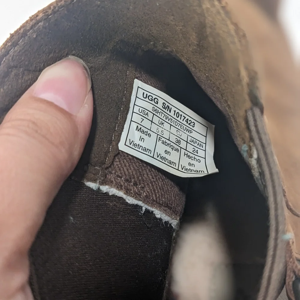 UGG Indra Waterproof Suede Boots